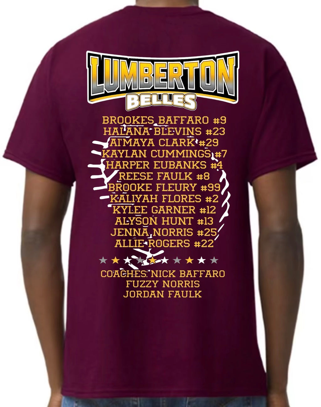 LUMBERTON BELLES ALL STAR TSHIRT